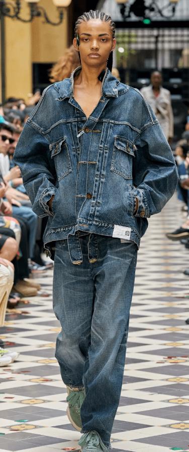 Denim! Denim!  A hundred years old piece