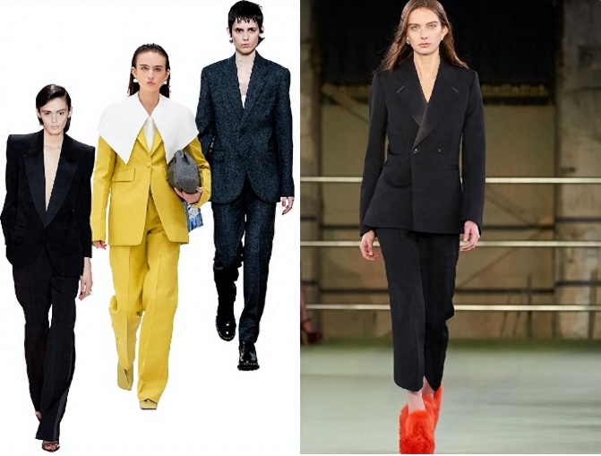 2022-23 autumn and winter trend, in addition to the suit more neutral, 3XL oversized elements into bright points