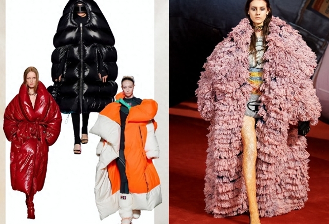 2022-23 autumn and winter trend, in addition to the suit more neutral, 3XL oversized elements into bright points