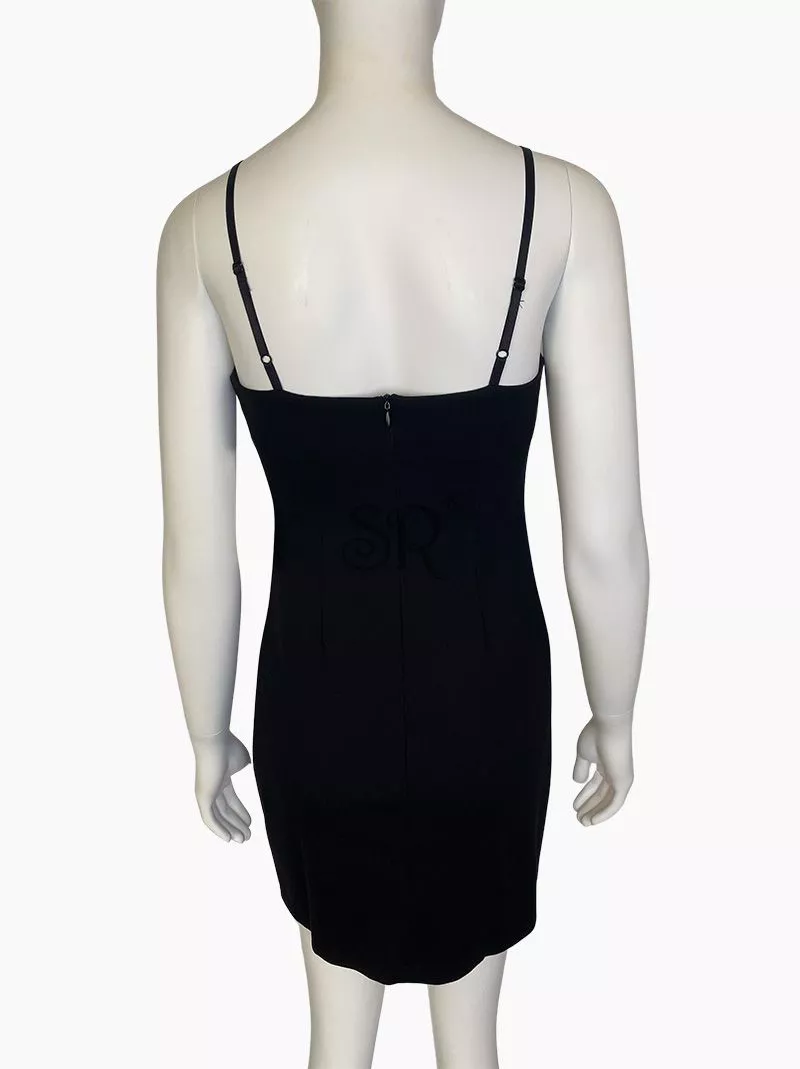 Black Basic Cami Strap Bodycon Night Out Dress for Party